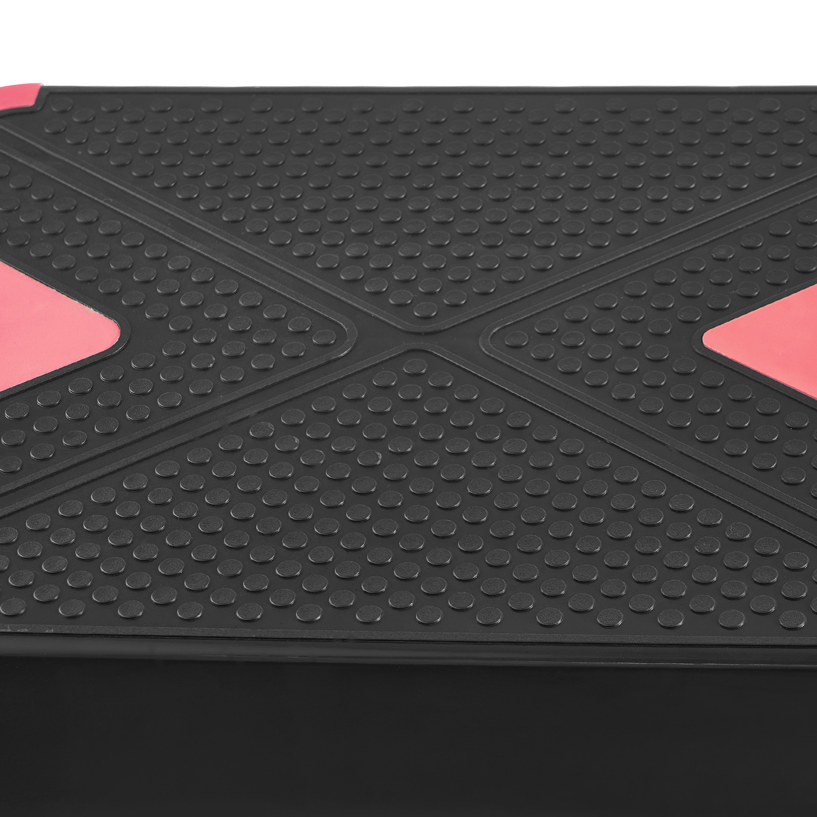 Aerobic Exercise Step Platform Height Adjustable Workout Stepper 4 Riser Red_voghion.com